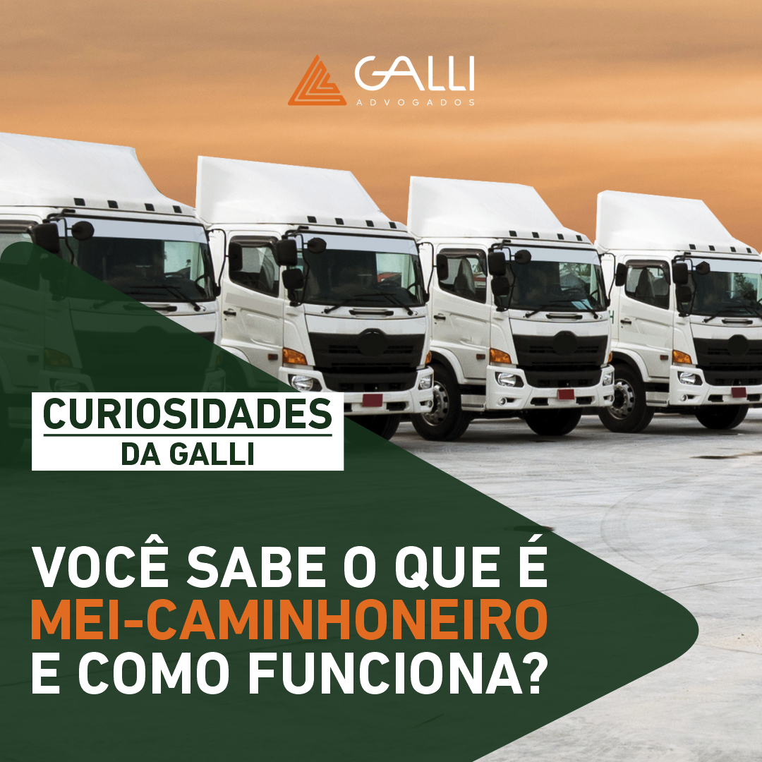 Curiosidade Mei Caminhoneiro O Que E Como Funciona Galli Advogados Curitiba Paranagu